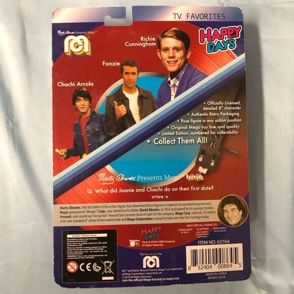 Mego Happy Days Chachi Arcola 8" Action Figure Limited Edition - Picture 2 of 2